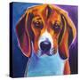Beagle - Chester-Dawgart-Stretched Canvas