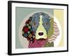 Beagle Dog III-Adefioye Lanre-Framed Giclee Print