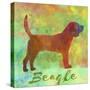 Beagle Dog-Cora Niele-Stretched Canvas