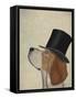 Beagle, Formal Hound and Hat-Fab Funky-Framed Stretched Canvas