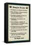 Beagle House Rules-null-Framed Stretched Canvas