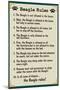 Beagle House Rules-null-Mounted Standard Poster