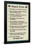 Beagle House Rules-null-Framed Poster