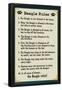 Beagle House Rules-null-Framed Poster