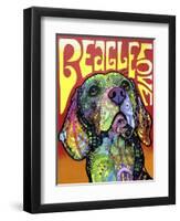 Beagle Love-Dean Russo-Framed Giclee Print