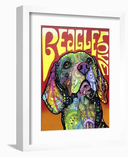 Beagle Love-Dean Russo-Framed Giclee Print