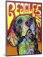 Beagle Love-Dean Russo-Mounted Giclee Print