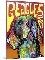 Beagle Love-Dean Russo-Mounted Giclee Print