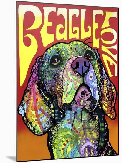 Beagle Love-Dean Russo-Mounted Giclee Print