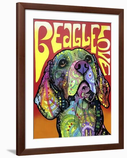 Beagle Love-Dean Russo-Framed Giclee Print