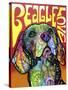 Beagle Love-Dean Russo-Stretched Canvas