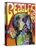 Beagle Love-Dean Russo-Stretched Canvas