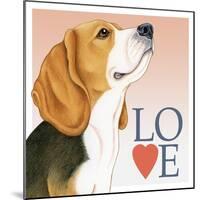 Beagle Love-Tomoyo Pitcher-Mounted Giclee Print