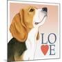 Beagle Love-Tomoyo Pitcher-Mounted Giclee Print