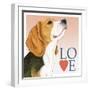 Beagle Love-Tomoyo Pitcher-Framed Giclee Print