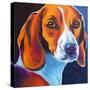 Beagle - Lucy May-Dawgart-Stretched Canvas