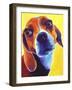 Beagle - Marcie-Dawgart-Framed Giclee Print