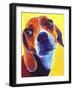 Beagle - Marcie-Dawgart-Framed Giclee Print