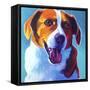 Beagle - Penny-Dawgart-Framed Stretched Canvas
