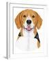 Beagle Portrait-Tomoyo Pitcher-Framed Giclee Print