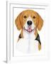Beagle Portrait-Tomoyo Pitcher-Framed Giclee Print