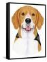 Beagle Portrait-Tomoyo Pitcher-Framed Stretched Canvas