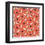 Beagle Scatter (Variant 2)-Sharon Turner-Framed Art Print