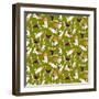 Beagle Scatter (Variant 3)-Sharon Turner-Framed Art Print