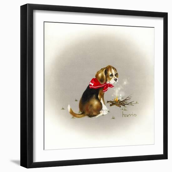 Beagle Scout-Peggy Harris-Framed Giclee Print