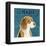 Beagle (square)-John W^ Golden-Framed Art Print