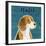 Beagle (square)-John W^ Golden-Framed Art Print