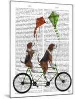 Beagle Tandem-Fab Funky-Mounted Art Print