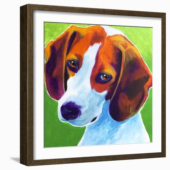 Beagle - Watson-Dawgart-Framed Giclee Print