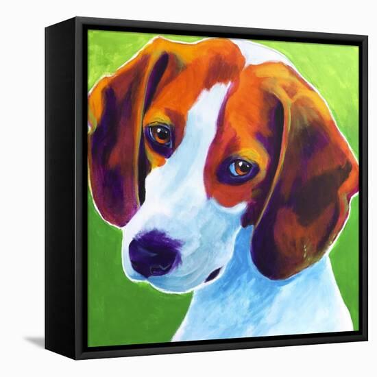 Beagle - Watson-Dawgart-Framed Stretched Canvas