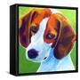 Beagle - Watson-Dawgart-Framed Stretched Canvas