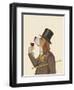 Beagle Wine Snob-Fab Funky-Framed Art Print