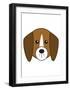 Beagle-null-Framed Art Print