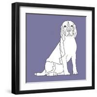 Beagle-Anna Nyberg-Framed Art Print