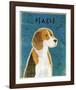 Beagle-John W^ Golden-Framed Art Print