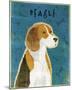 Beagle-John W^ Golden-Mounted Art Print