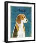 Beagle-John W Golden-Framed Giclee Print