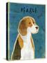 Beagle-John W Golden-Stretched Canvas