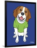 Beagle-Tomoyo Pitcher-Framed Giclee Print