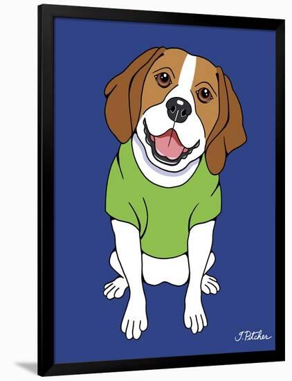 Beagle-Tomoyo Pitcher-Framed Giclee Print