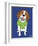 Beagle-Tomoyo Pitcher-Framed Giclee Print