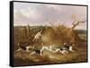 Beagles in Full Cry, 1845-John Dalby-Framed Stretched Canvas