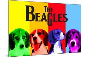Beagles-null-Mounted Poster