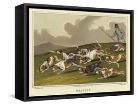 Beagles-Henry Thomas Alken-Framed Stretched Canvas