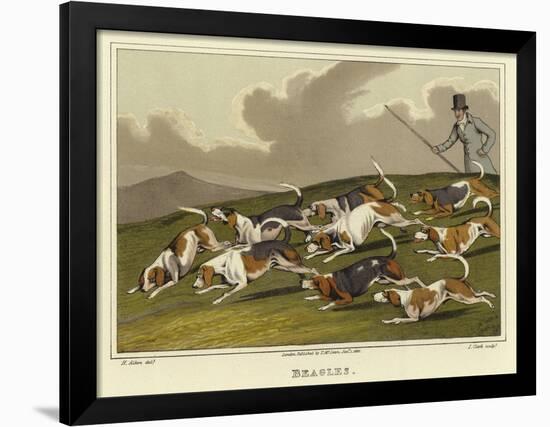 Beagles-Henry Thomas Alken-Framed Giclee Print