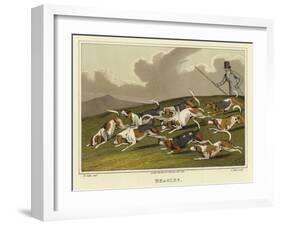 Beagles-Henry Thomas Alken-Framed Giclee Print